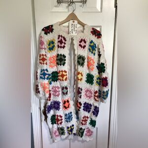 Cozy Crochet Cardigan Size S Handmade by Louise